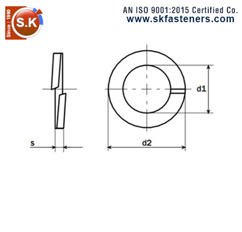 DIN 127A Spring Washer manufacturers exporters suppliers in india punjab ludhiana